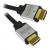 HDMI M/M kábel, zlac.a kovové HQ, 5 m, čierna