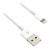 USB 2.0 Lightning (IP5 a vyšší) nabíjací a synchronizačný kábel, 1 m, biela