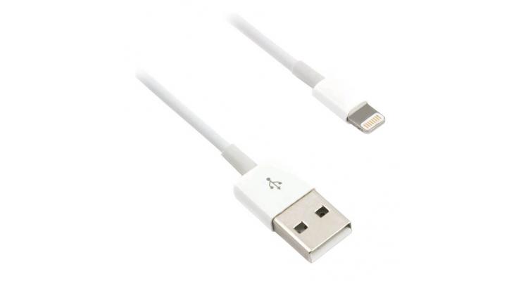 C-TECH USB 2.0 Lightning (IP5 a vyšší) nabíjací a synchronizačný kábel, 1 m, biela