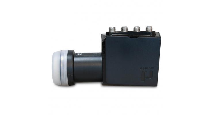Inverto Ultra Quad High-Gain Low-Noise 40 mm PLL LNB, 0,2 dB, čierna