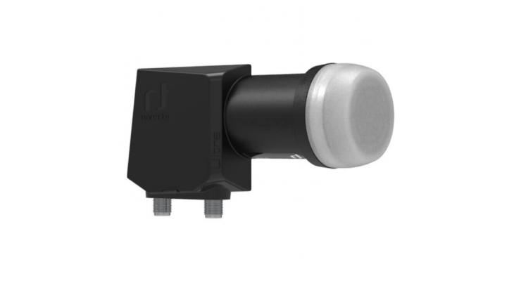Inverto Ultra Twin High-Gain Low-Noise 40 mm PLL LNB, 0,2 dB, čierna