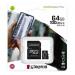 Kingston Canvas Select Plus, 64 GB + SD adaptér, čierna