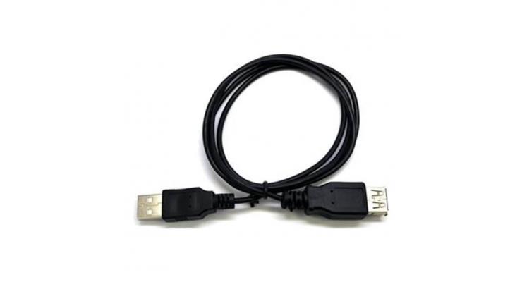 C-TECH USB 2.0 predlžovací kábel, A-B, 1,8 m, čierna