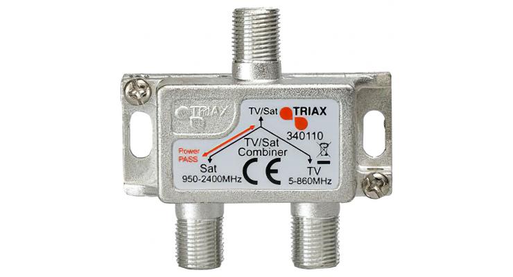 Triax Zlučovač-rozbočovač TV (47-862 MHz) - SAT (5-2400 MHz)
